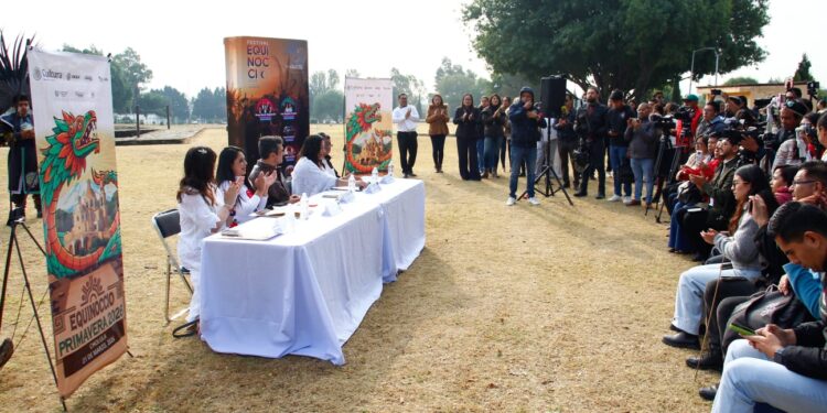 Presenta Tonantzin Fernández el Equinoccio 2026 en San Pedro Cholula