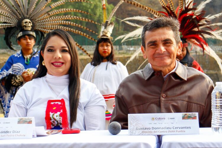 Presenta Tonantzin Fernández el Equinoccio 2026 en San Pedro Cholula