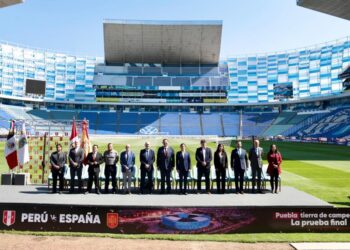 Puebla está en el Mundial, juego Perú vs España proyecta al estadio internacionalmente