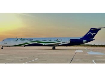 El icónico MD-80 de Venezolana regresa a Tocumen con una renovada experiencia a bordo
