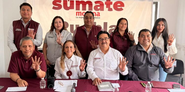 MORENA Puebla respalda acciones de gobierno y proyectos de desarrollo para el Estado