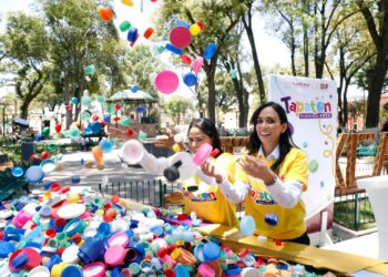 Primer Tapatón en Tlaxcala supera meta y reúne más de 9.6 toneladas de tapitas para apoyar a niñas y niños con cáncer