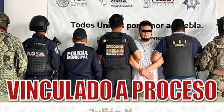 Vincula autoridad judicial a proceso a probable responsable de homicidio calificado en Tehuacán