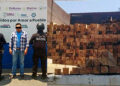 Detiene Policía Forestal a hombre que trasladaba ilegalmente 370 piezas de madera