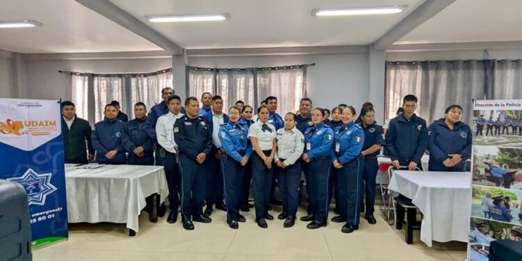 Refuerzan con capacitación especializada a Seguridad Pública de Ocoyucan