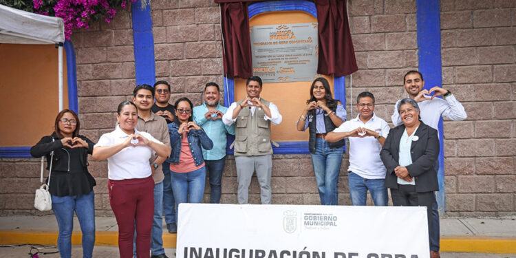 Gobierno de Cuautlancingo fortalece vialidades con obra comunitaria