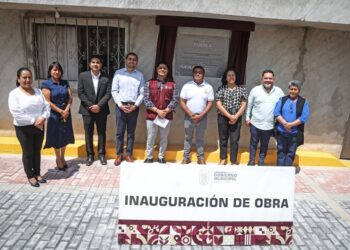 Más obra comunitaria transforma vialidades en Cuautlancingo