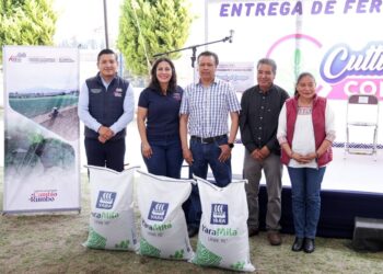 Inicia distribución de fertilizantes a familias agricultoras en San Andrés Cholula