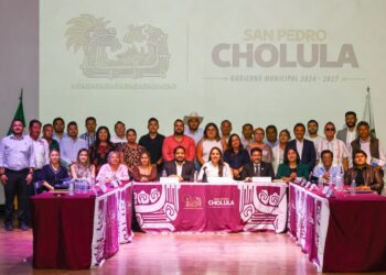 Tonantzin Fernández impulsa obra pública en todo San Pedro Cholula a través del COPLADEMUN