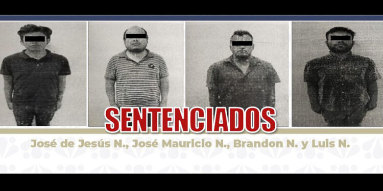 Consigue Fiscalía de Puebla condena contra cuatro responsables de extorsión y robo agravado