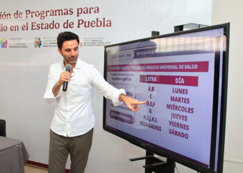 Más de 737 mil poblanos podrán acceder a la credencialización del Servicio Universal de Salud: Rodrigo Abdala Dartigues