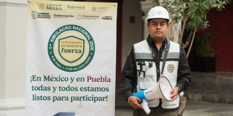 Gobierno del Estado se suma al 1er Simulacro Nacional 2026