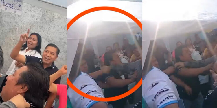 Simpatizantes de Filomeno Sarmiento interrumpen festejo del Día del Niño