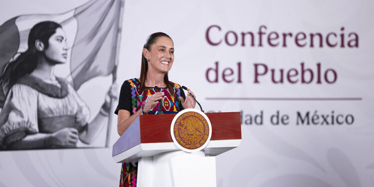 Presidenta Claudia Sheinbaum celebra mejoría del 5.1% en 2025 en el índice de paz del IEP