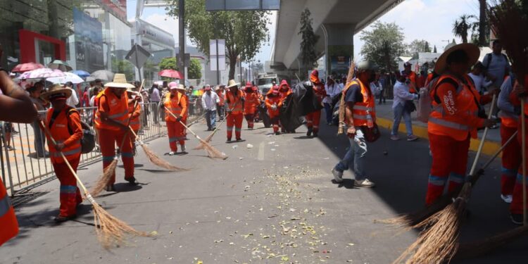 Gobierno de Pepe Chedraui garantiza limpieza en desfile del 5 de mayo
