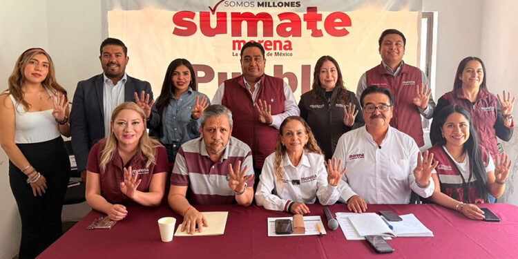 MORENA Puebla respalda la defensa de la soberanía nacional y destaca avances en infraestructura en el Estado