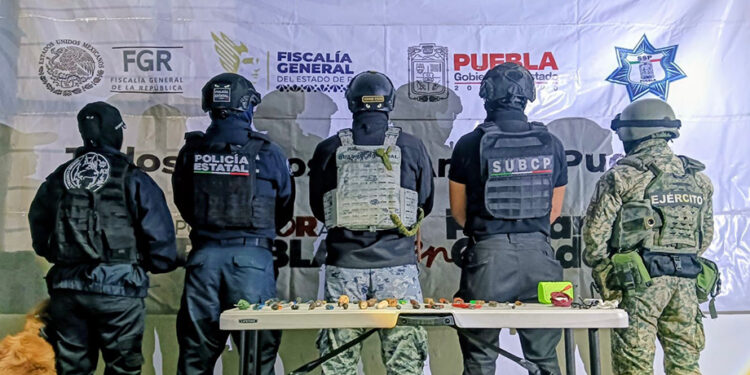 Fuerzas de seguridad realizan operativo en penal de Huauchinango