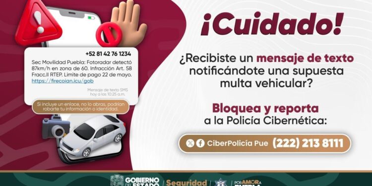 Policía Cibernética brinda orientación ante mensajes fraudulentos sobre multas vehiculares