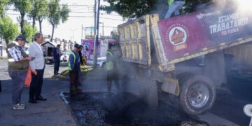 Pepe Chedraui continúa fortaleciendo el mantenimiento vial con «BacheAndo» Puebla