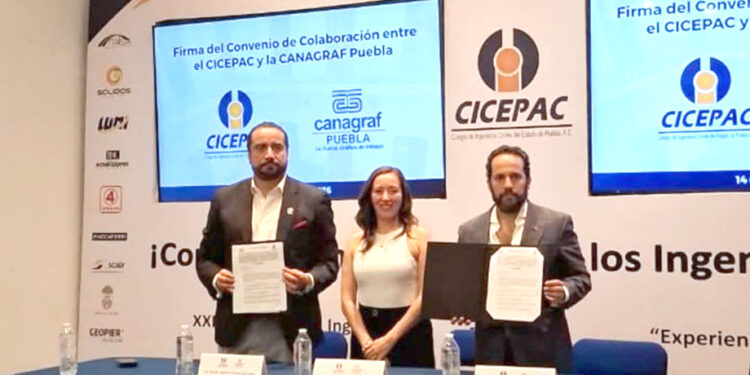 CICEPAC firma convenio de colaboración con CANAGRAF y ANEIC México