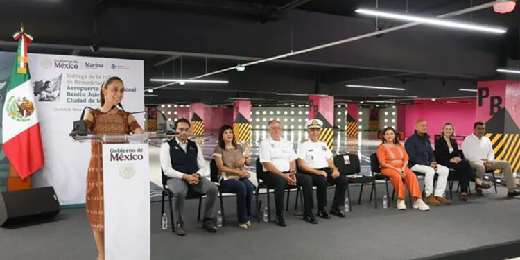 “Es un compromiso cumplido”: Claudia Sheinbaum encabeza entrega de la 1ª fase de remodelación del AICM