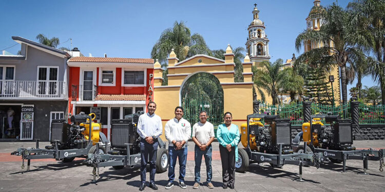 Fortalece Cuautlancingo estrategia contra inundaciones con nuevas bombas
