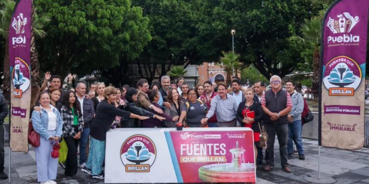 Gobierno de Pepe Chedraui suma cuatro rehabilitaciones más con “Fuentes que Brillan”