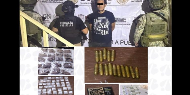 Detiene FGE, en operativo interinstitucional, a presunto proveedor de droga vinculado con “Los Cuijes”