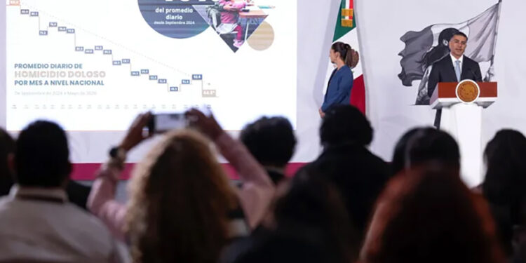 Han bajado homicidios dolosos casi 50% en casi 2 años: Harfuch