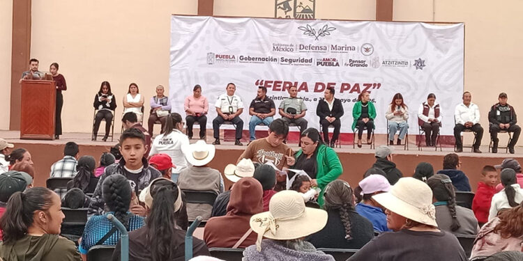 Ferias de Paz fortalecen atención ciudadana y bienestar social en Atzitzintla