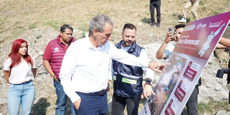 Encabeza Pepe Chedraui trabajos preventivos de desazolve en la capital poblana