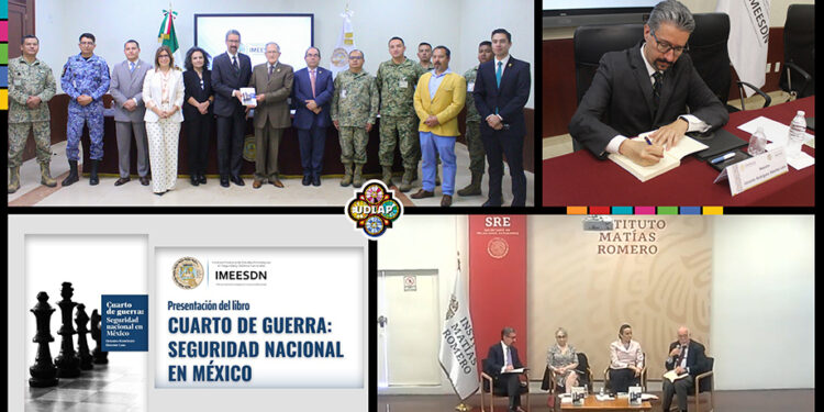 Académico UDLAP presenta su libro «Cuarto de Guerra» en foros de defensa y diplomacia nacionales