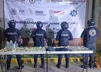 Seguridad Pública realiza revisión al interior del penal de Puebla