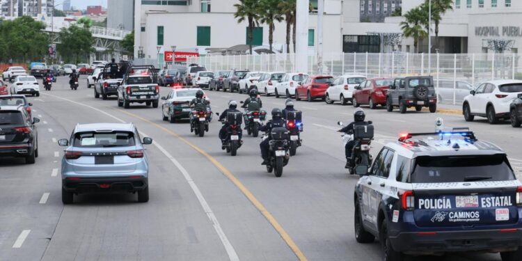 Patrullaje coordinado las 24 horas en Vía Atlixcáyotl para reforzar la seguridad