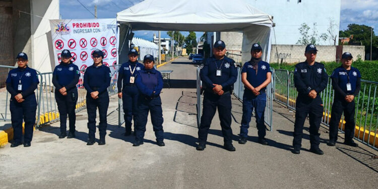 Policía Auxiliar reporta saldo blanco en foro artístico de Cuautlancingo