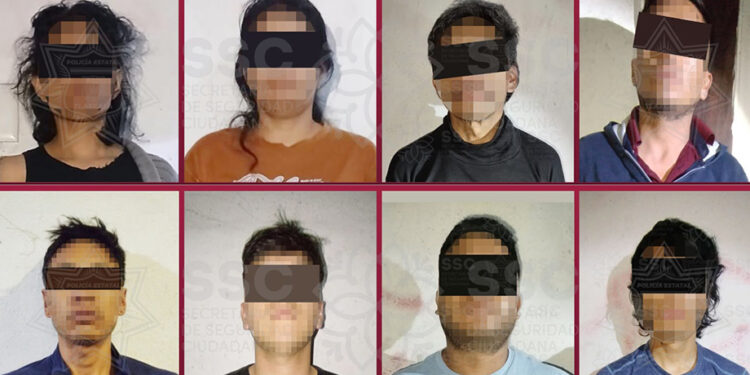Estrategia de seguridad conjunta permite la detención de ocho personas en Xicohtzinco