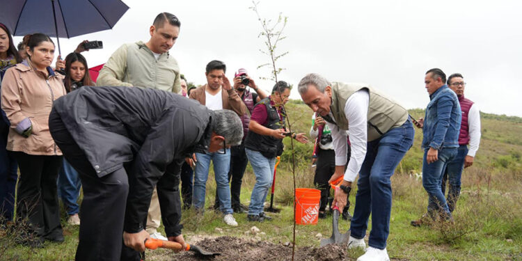 Encabeza Pepe Chedraui jornada de reforestación en Ecocampus BUAP