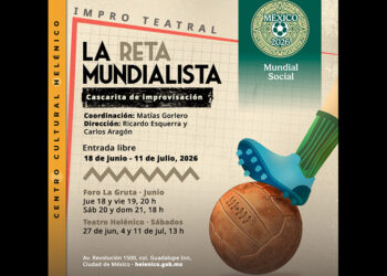 “La reta mundialista” convierte al Helénico en una cancha de improvisación teatral
