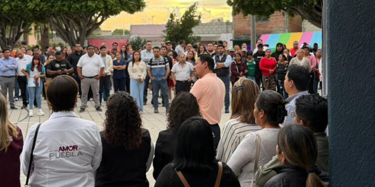 Participa diputado Andrés Villegas en asamblea de Obra Comunitaria en Tecamachalco