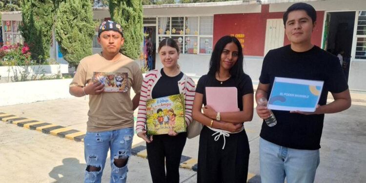 Estudiantes de Anáhuac Puebla crean cuentos infantiles para fortalecer el aprendizaje de alumnos de primaria