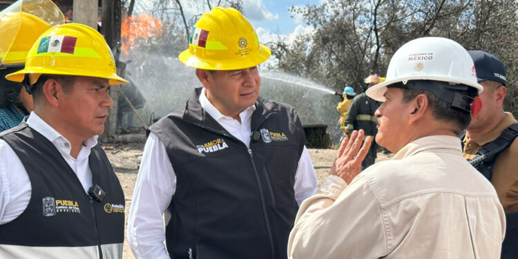 Supervisa gobernador Armenta Mier zona de emergencia en Tepeaca