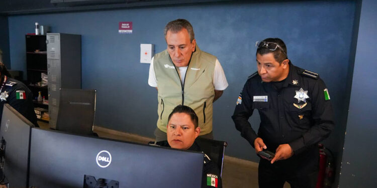 Supervisa Pepe Chedraui avances de Puebla 360 y labores de videovigilancia