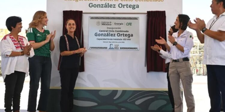 La producción de energía tiene que garantizar la Soberanía Nacional: Claudia Sheinbaum inaugura central ciclo combinado de CFE en Mexicali