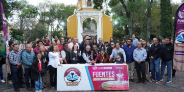 Entrega Gobierno de Pepe Chedraui mantenimiento de la fuente del Parque de Santiago