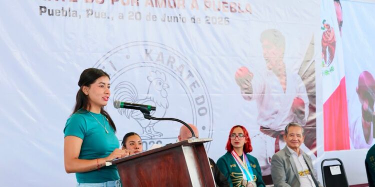 Gobierno del Estado posiciona a Puebla como epicentro del deporte con encuentro de karate do