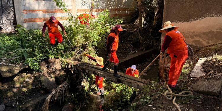 Refuerza Gobierno de Pepe Chedraui acciones preventivas ante la temporada de lluvias en Romero Vargas