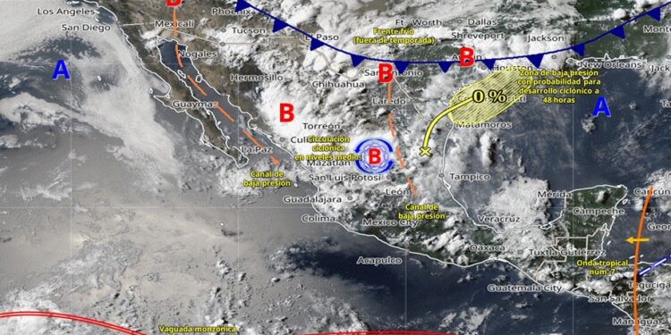 Continuarán las lluvias en gran parte del país