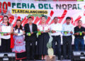 Celebra Lupita Cuautle la tradición y el orgullo de Tlaxcalancingo en la Feria del Nopal 2026