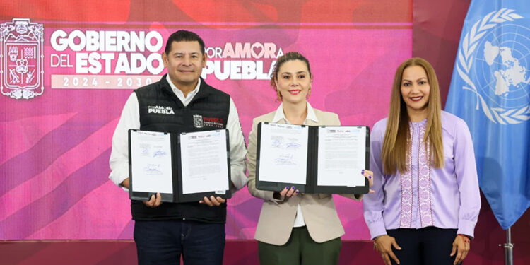 Gobierno del Estado de Puebla lidera protección de género con ONU Mujeres