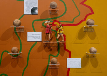 Abre la exposición “de cuerpos y canchas. Jugar a la pelota en México”, diálogo sobre las diferentes formas en que las comunidades se relacionan con el deporte